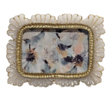 ALL NEW! Gilded Petal Frame w/ Gold Textured Inset