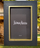 ALL NEW! Leather-wrapped Frame w/ Gold Inset