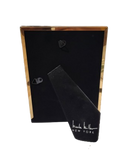 NEW! Nicole MillerⓇ Gold-trimmed Creme Frame