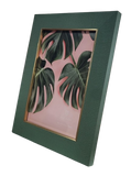 ALL NEW! Textured Palm Frame w/ Gold Inset