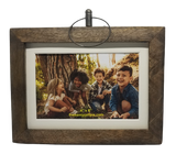 SALE! Rustic Wood Frame with Hanging Ring